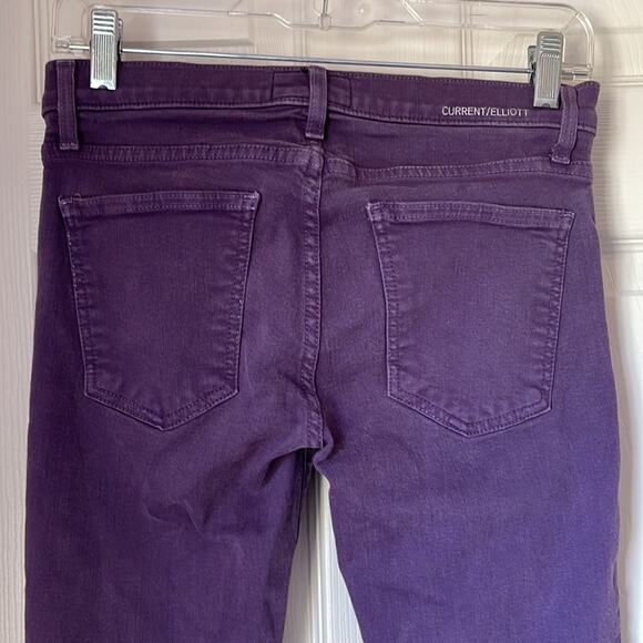 Current/Elliott Ankle Skinny in Eggplant - Picture 3 of 4